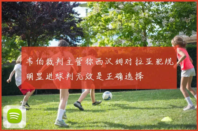 韦伯裁判主管称西汉姆对拉亚犯规明显进球判无效是正确选择
